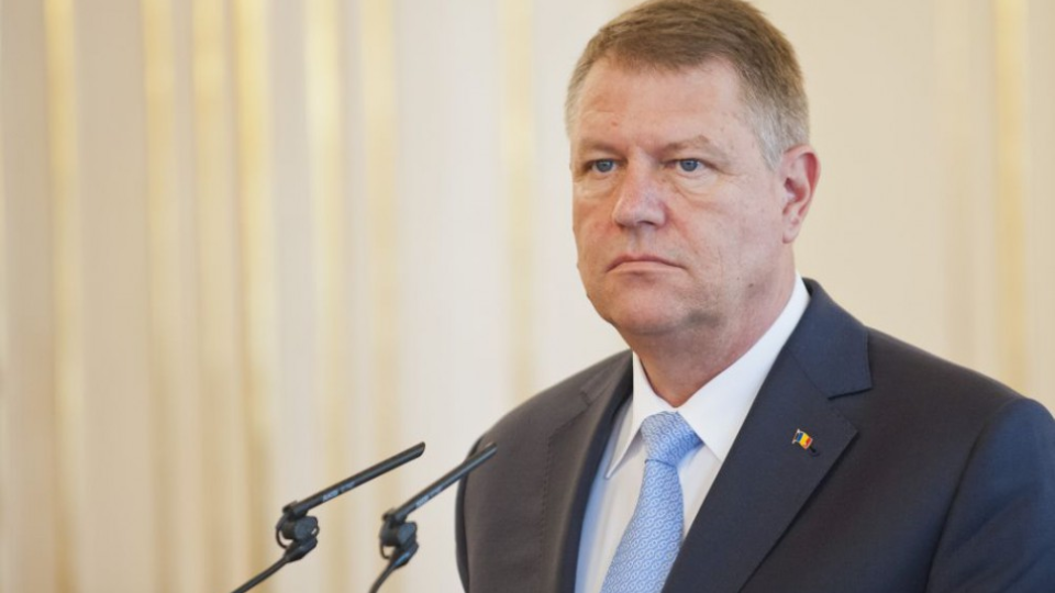 Na snímke prezident Rumunska Klaus Werner Iohannis.