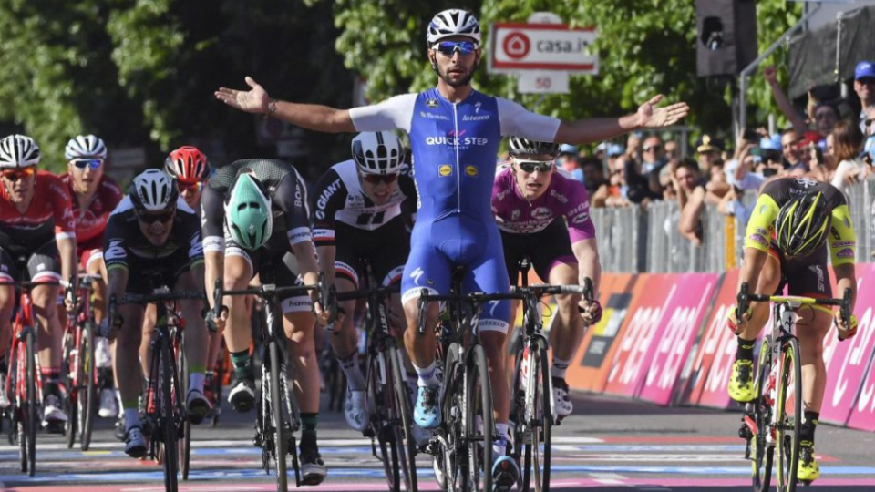 Víťazom stredajšej piatej etapy jubilejného 100. ročníka prestížnych cyklistických pretekov Giro d'Italia sa stal Kolumbijčan Fernando Gaviria.