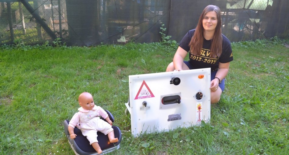 Nikoleta Mičová navrhla unikátny systém do automobilov, ktorý môže deťom zachrániť život.