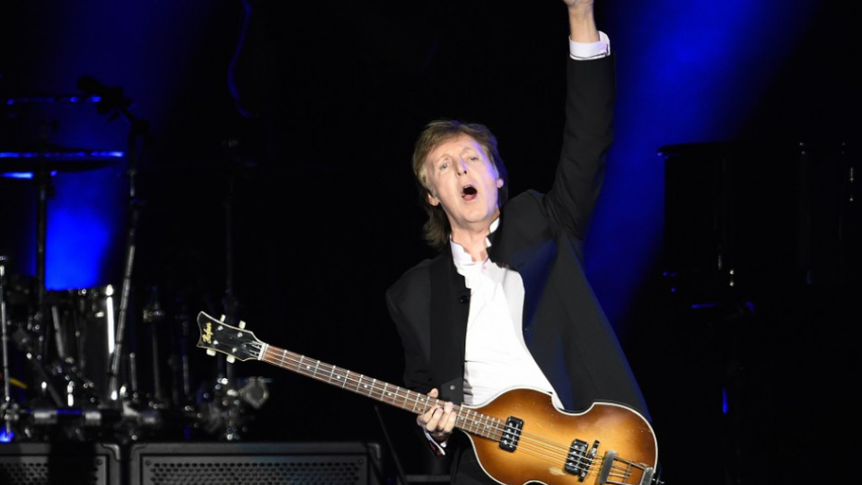 Na snímke britský hudobník a bývalý člen skupiny The Beatles Paul McCartney 