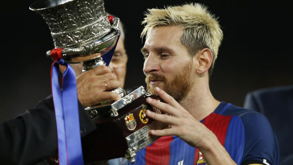 Hráč FC Barcelona Lionel Messi.