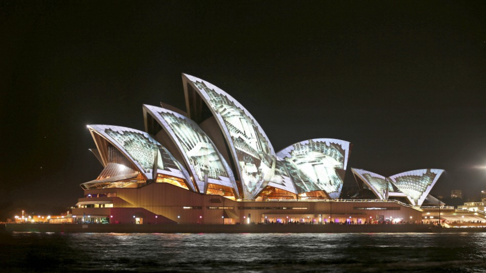Budova Opera House v austrálskom Sydney.