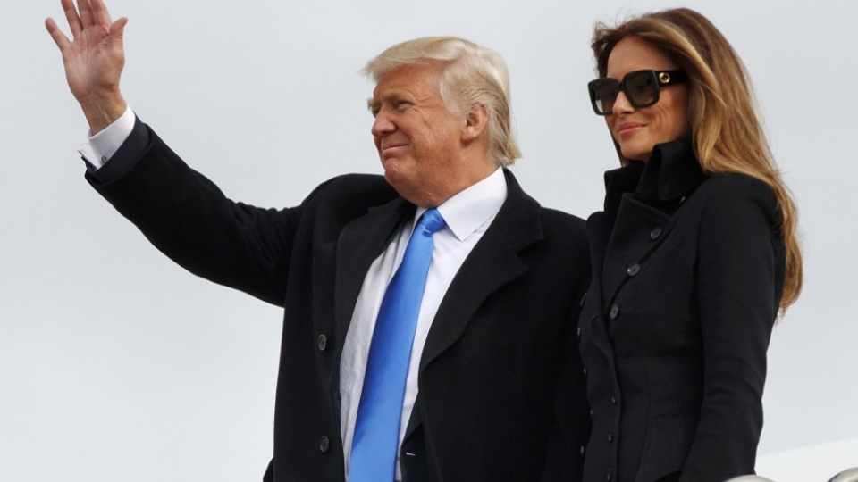 Donald Trump s manželkou Melániou, archívne foto.