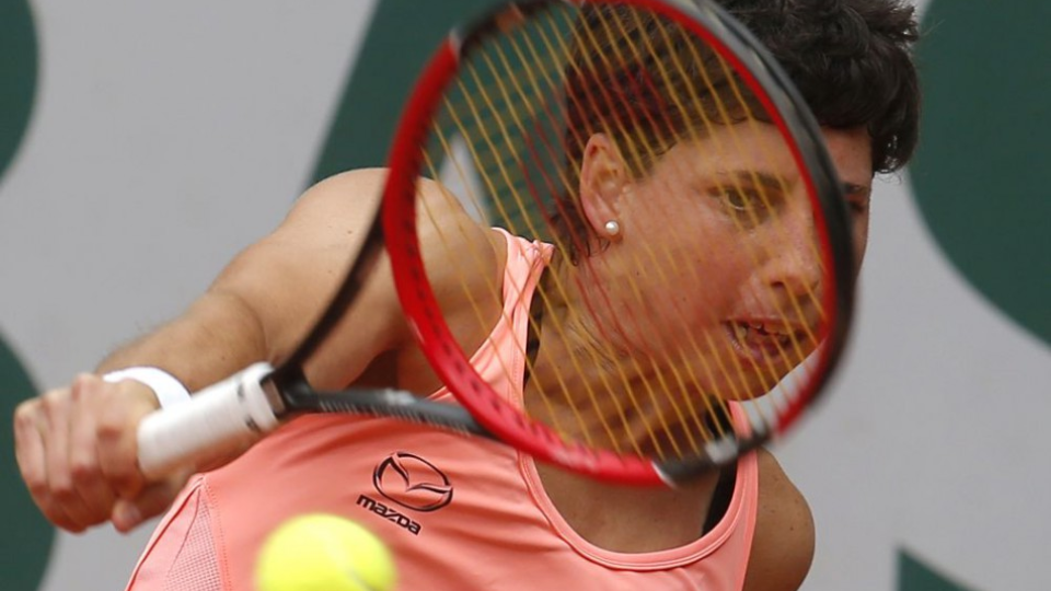 Španielska tenistka Carla Suarezová Navarrová .