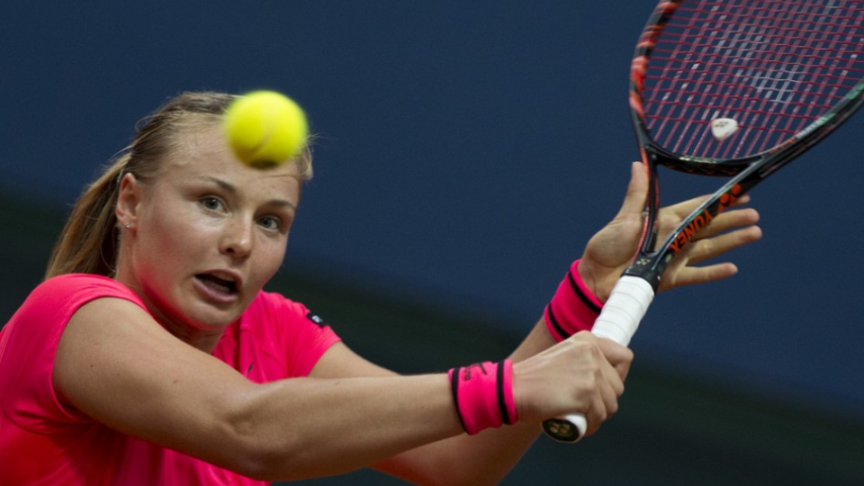 Na snímke slovenská tenistka Rebecca Šramková.
