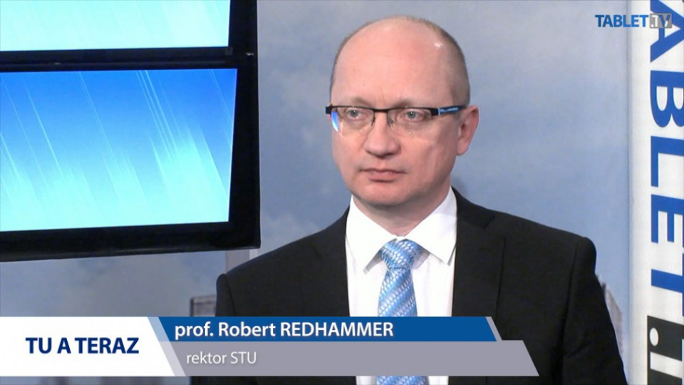 Rektor Slovenskej technickej univerzity Robert Redhammer.