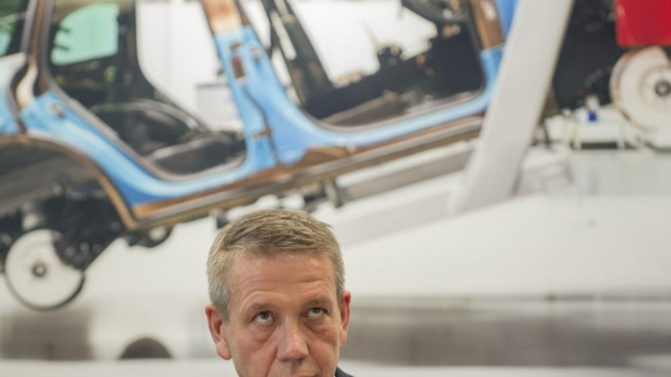 Na snímke predseda predstavenstva automobilky Volkswagen Slovakia Ralf Sacht.