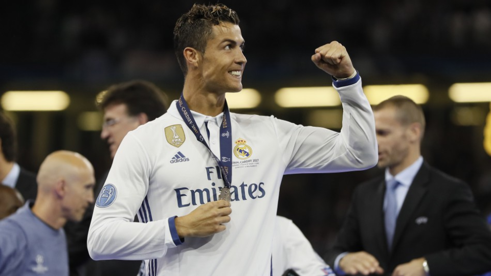 Hráč Realu Madrid Cristiano Ronaldo.