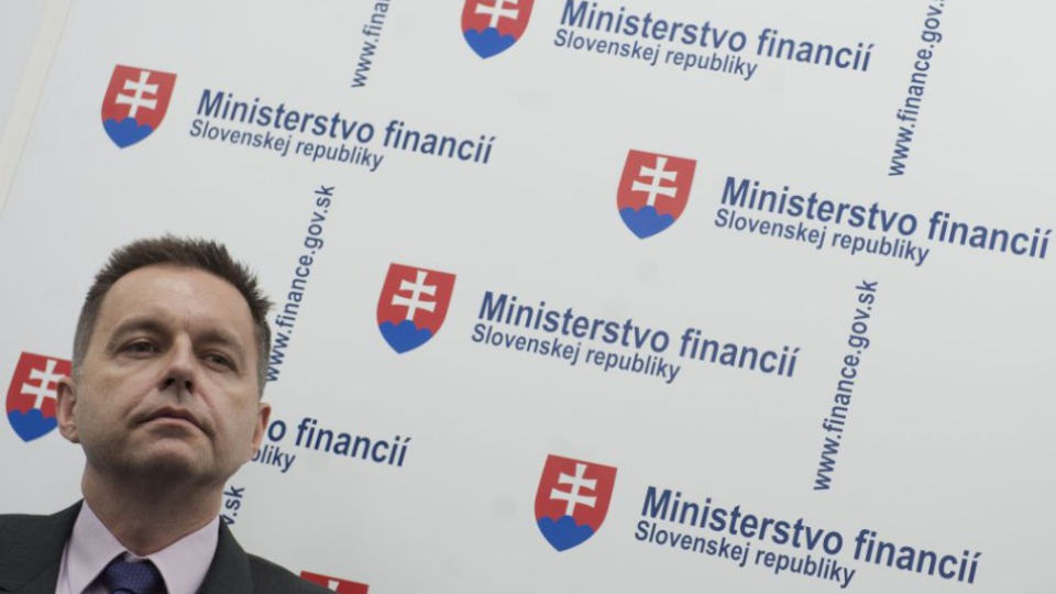 Na snímke minister financií SR Peter Kažimír.