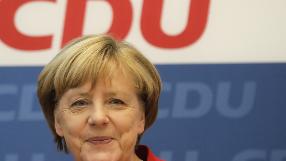 Nemecká kancelárka a šéfka Kresťanskodemokratickej únie Nemecka (CDU) Angela Merkelová.