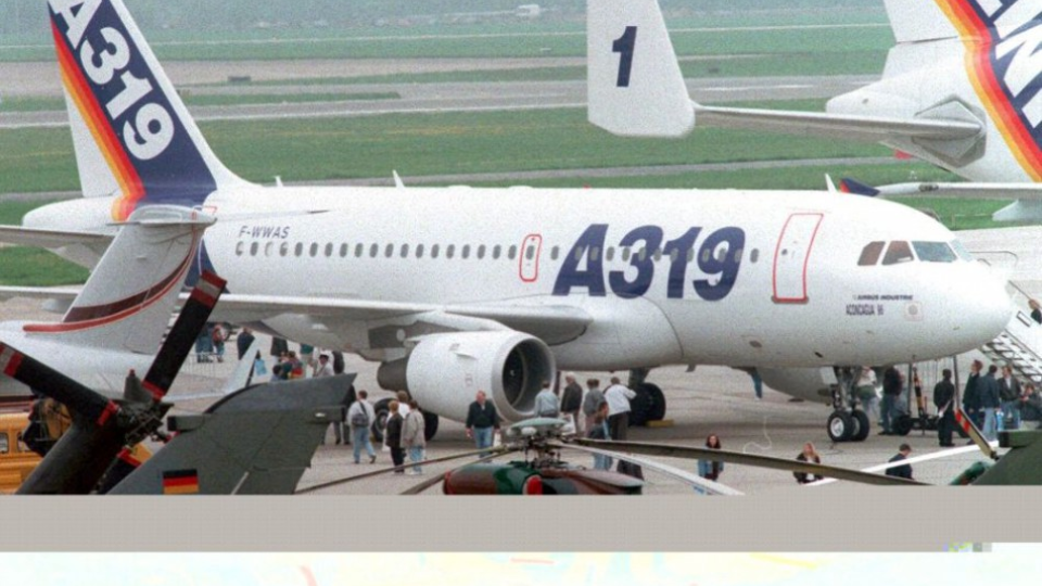 Airbus A319, ilustračné foto.