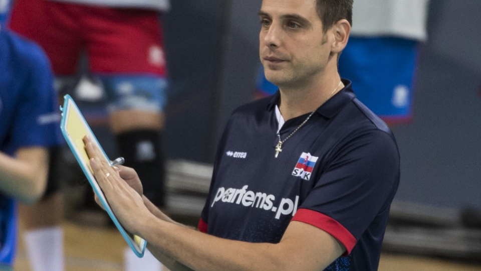 Na snímke slovenský tréner Andrej Kravárik