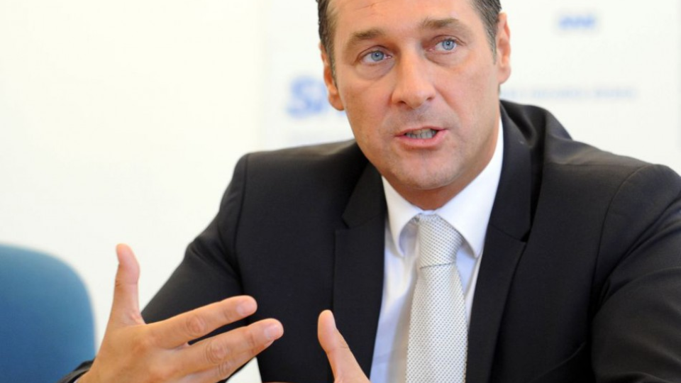 Predseda rakúskej politickej strany Freiheitlichen Partei Österreichs (FPÖ) Heinz-Christian Strache, archívna snímka