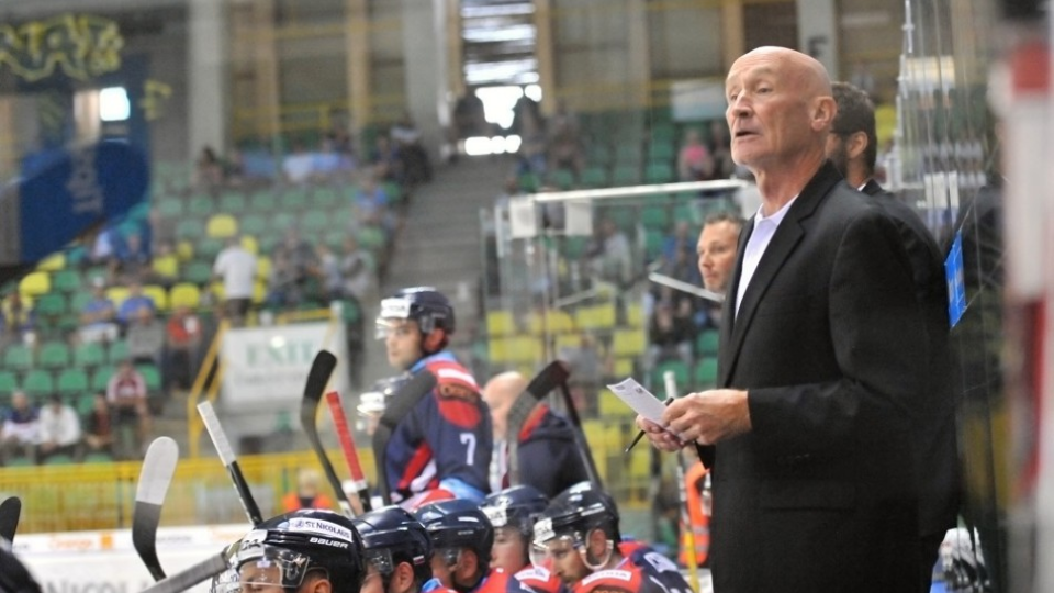 Na snímke tréner slovenskej hokejovej reprezentácie Craig Edward Ramsay 