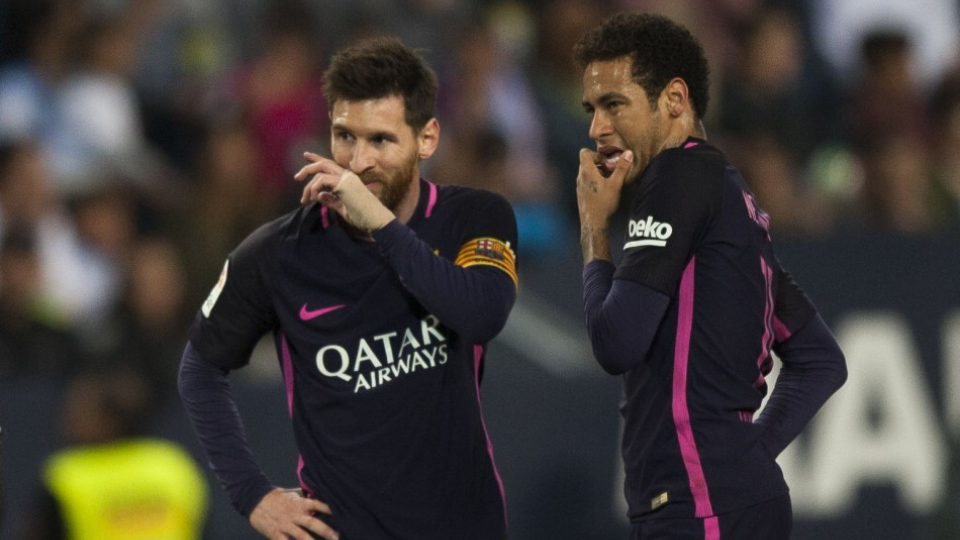 Lionel Messi (vľavo) a Neymar.