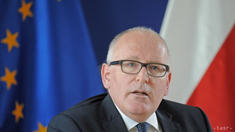 Podpredseda Európskej komisie Frans Timmermans.