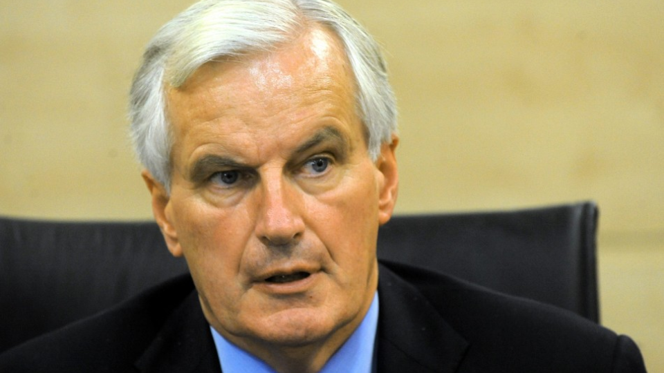 Na snímke eurokomisár pre vnútorný trh Michel Barnier. 
