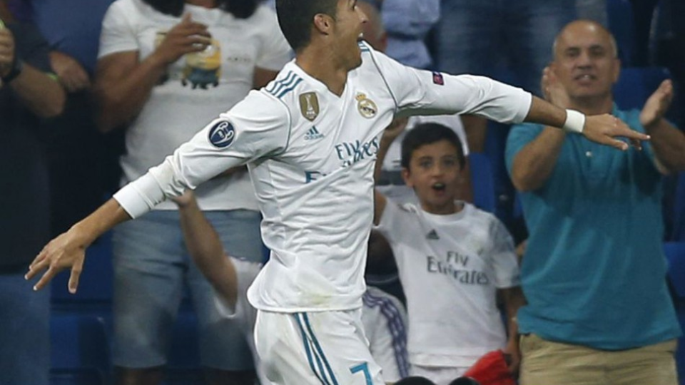 Na snímke hráč hráč Realu Cristiano Ronaldo.