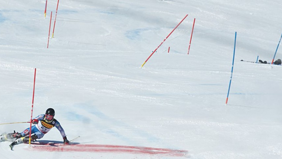 Na archívnej snímke slovenský lyžiar Andreas Žampa.