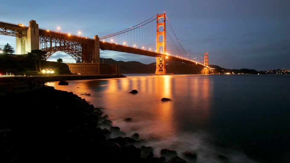 Most Golden Gate, archívna snímka.
