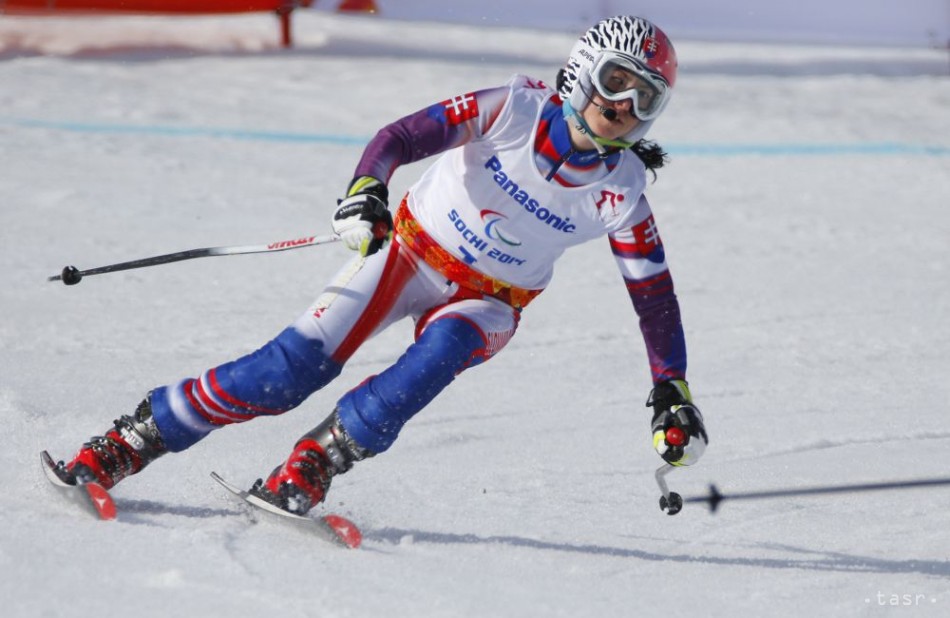 Slovenská lyžiarka Henrieta Farkašová. 