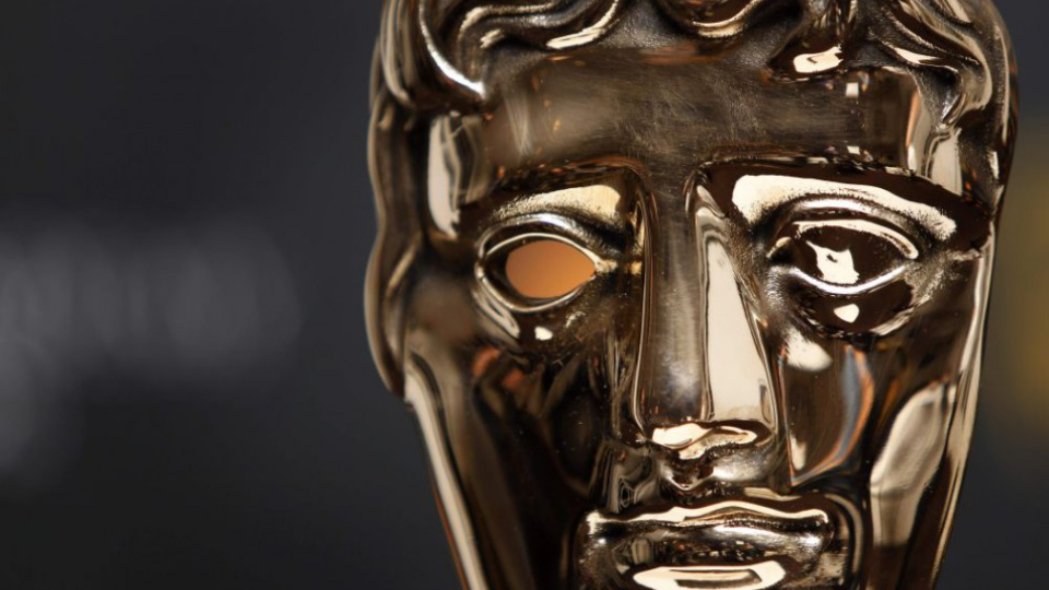 Na snímke maska filmových cien Britskej akadémie filmových a televíznych umení (BAFTA)