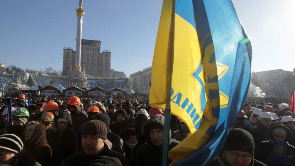 Námestie nezávislosti v Kyjeve. Archívne foto.
