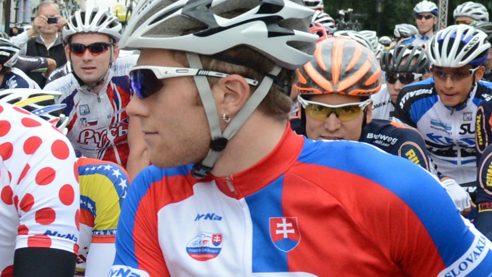 Slovenský cyklista Michael Kolář 