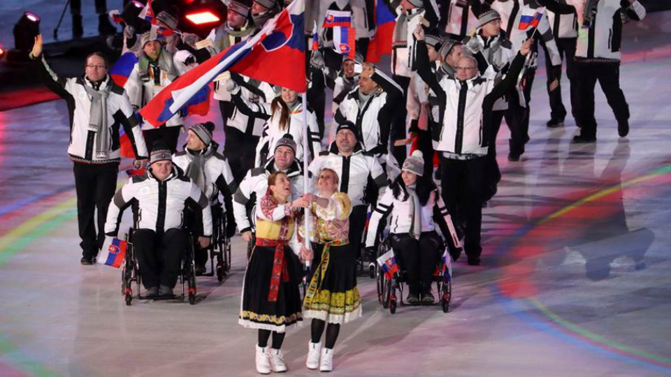 Slovenská výprava na paralympiáde v Pjongčangu.