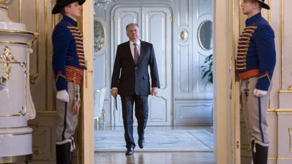Prezident SR Andrej Kiska na snímke.