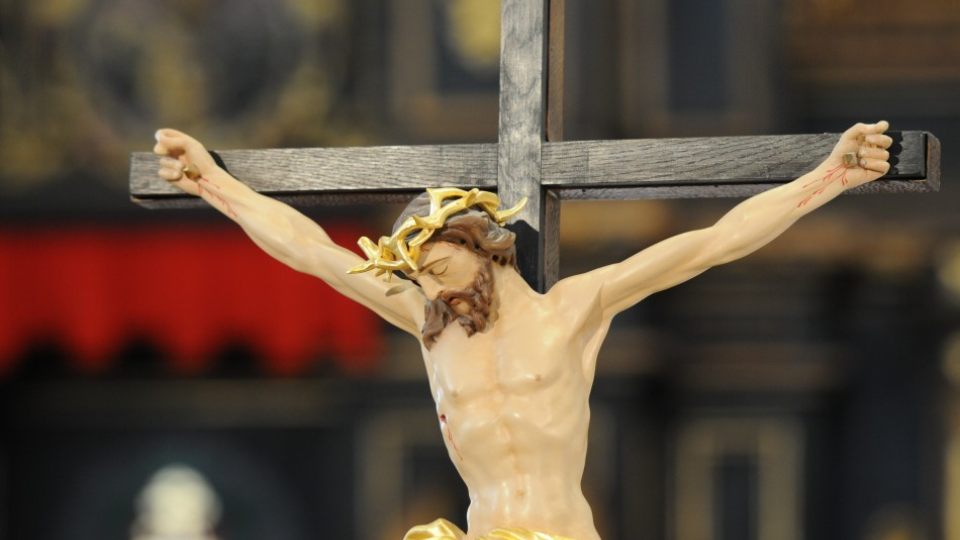 Ukrižový Ježis Kristus v Katedrále sv. Jána Krstiteľa v Trnave. Ilustračná snímka. 