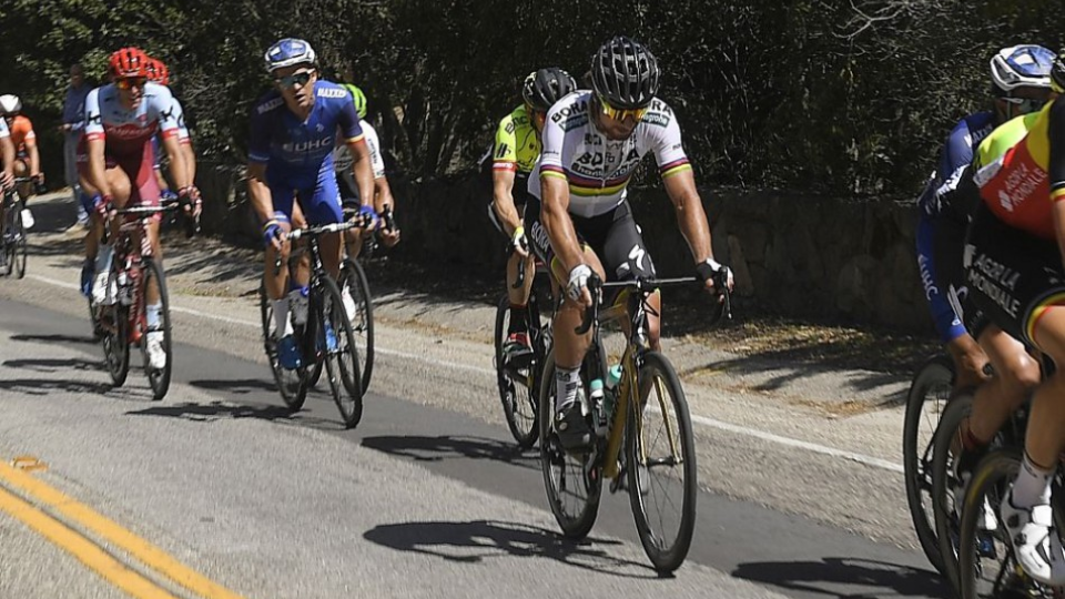 Na snímke slovenský cyklista Peter Sagan (Bora) na trati 2. etapy pretekov Okolo Kalifornie.