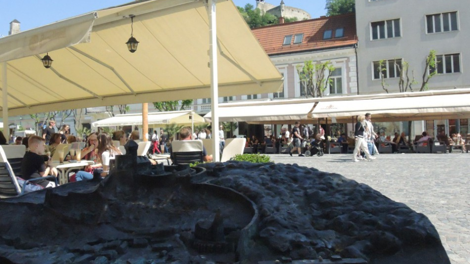 Otvorenie Mierového námestia po rekonštrukcii v Trenčíne v sobotu 19. mája 2018. 