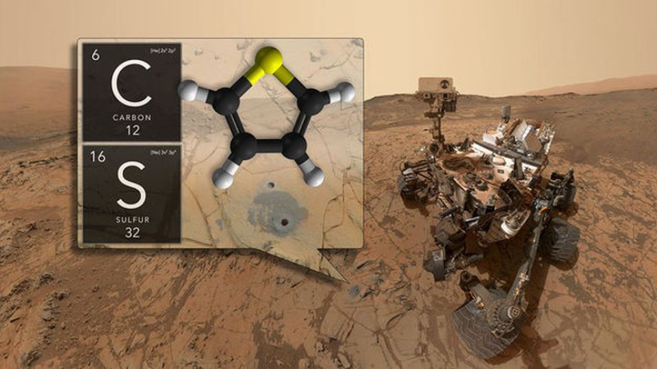 Sonda Curiosity objavila v sedimentárnych horninách na Marse organické molekuly, ktoré sú staré miliardy rokov.