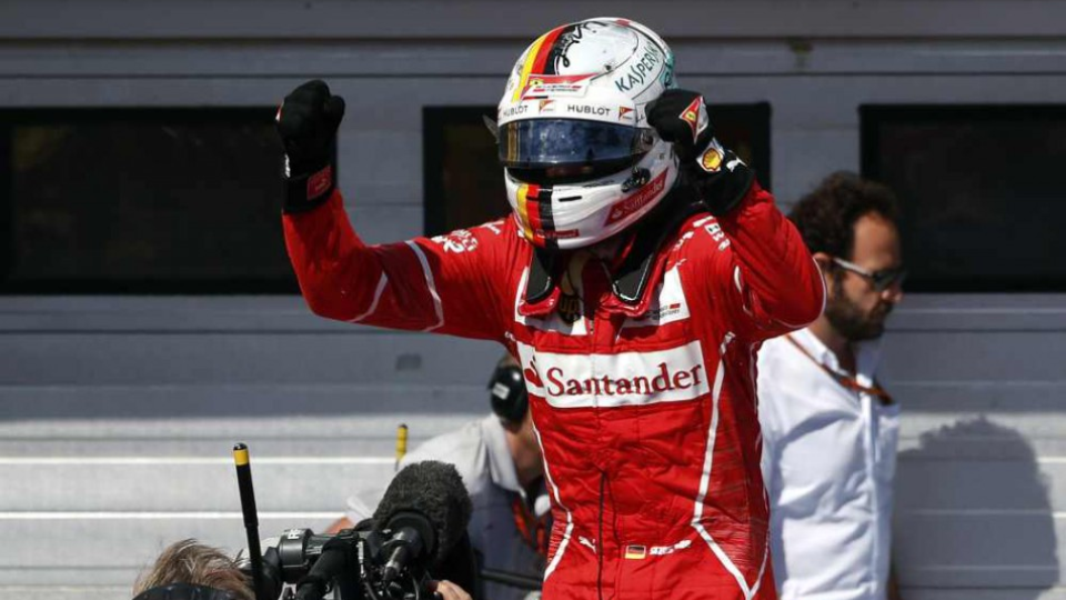 Nemecký pilot F1 na Ferrari Sebastian Vettel, archívna snímka