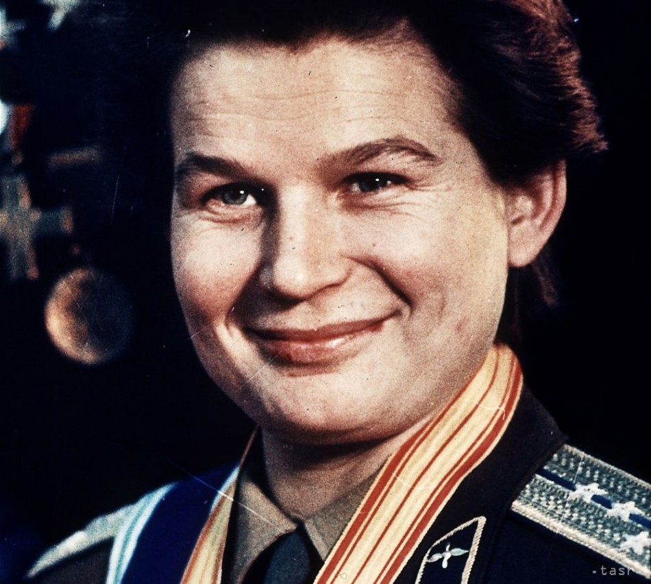 Prvá žena, ktorá letela do vesmíru, Valentina Tereškovová. Archívna snímka.