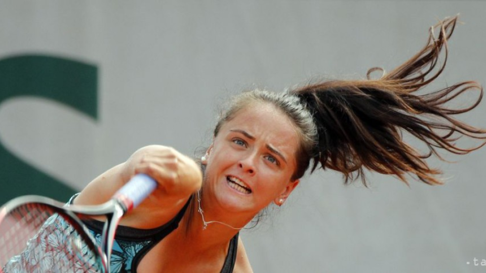 Slovenská tenistka Viktória Kužmová, archívna snímka.