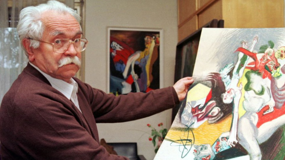 Zakladateľ modernej slovenskej grafiky, maliar európskeho rozmeru, ilustrátor, pedagóg a národný umelec Vincent Hložník.