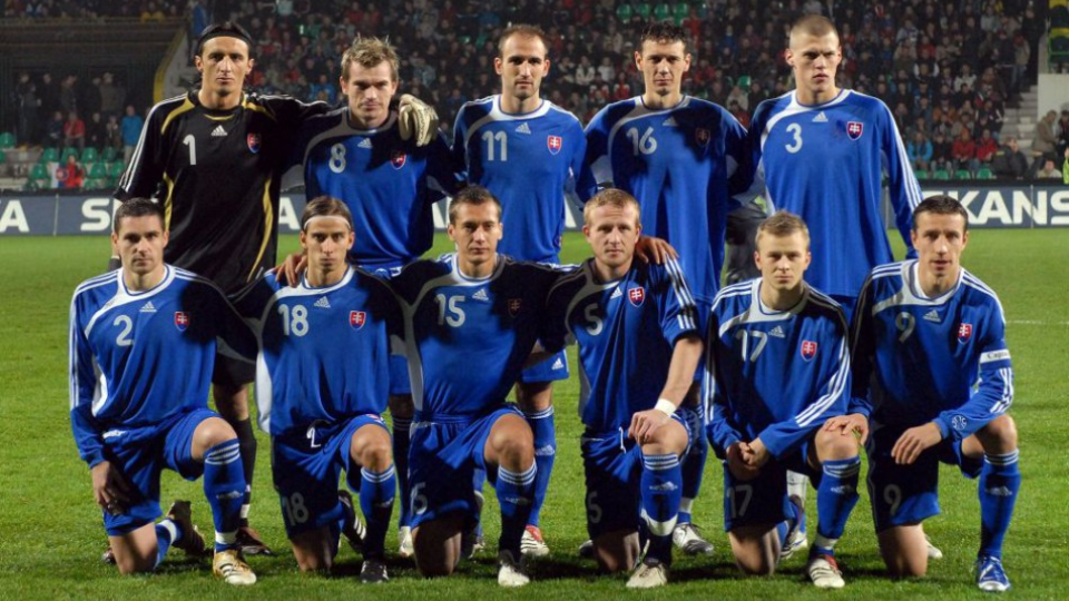 Slovenská futbalová reprezentácia, archívna snímka