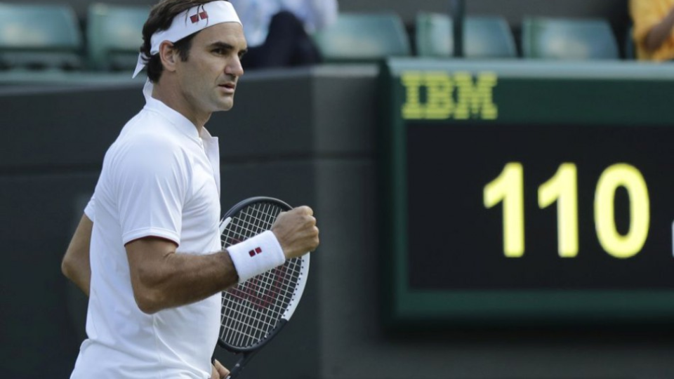 Švajčiarsky tenista Roger Federer, archívna snímka.