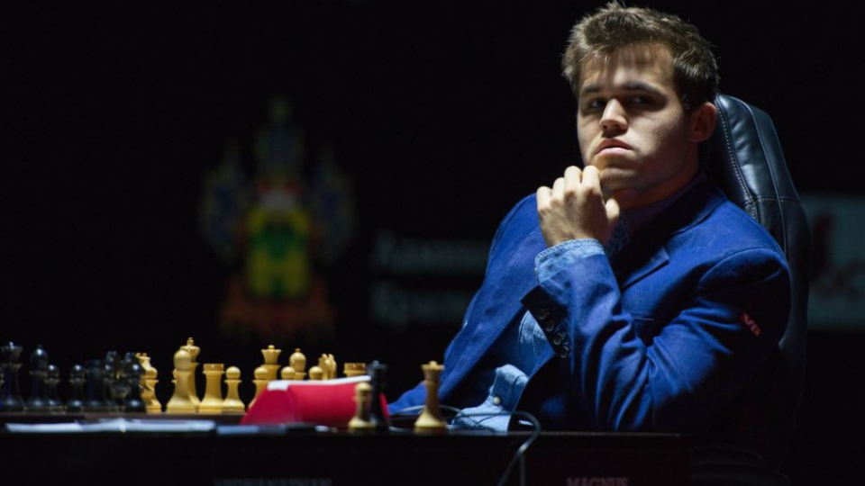 Na snímke Magnus Carlsen.
