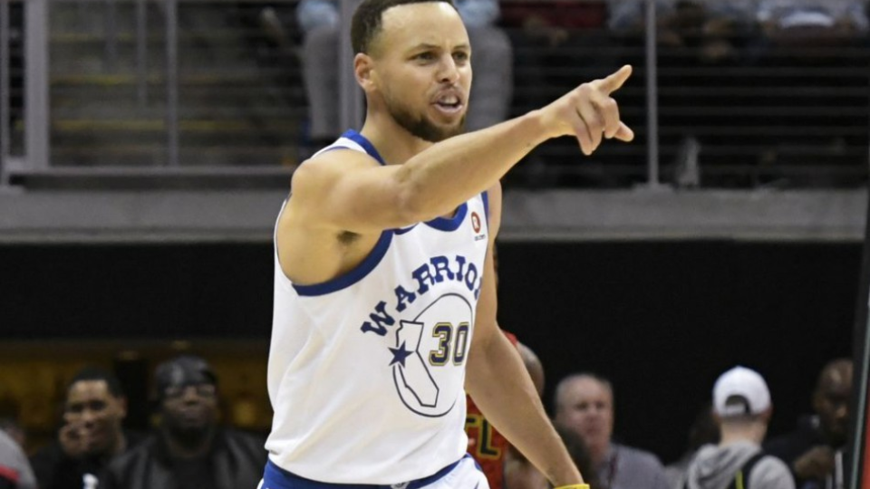 Na archívnej snímke basketbalista Golden State Warriors - Stephen Curry.