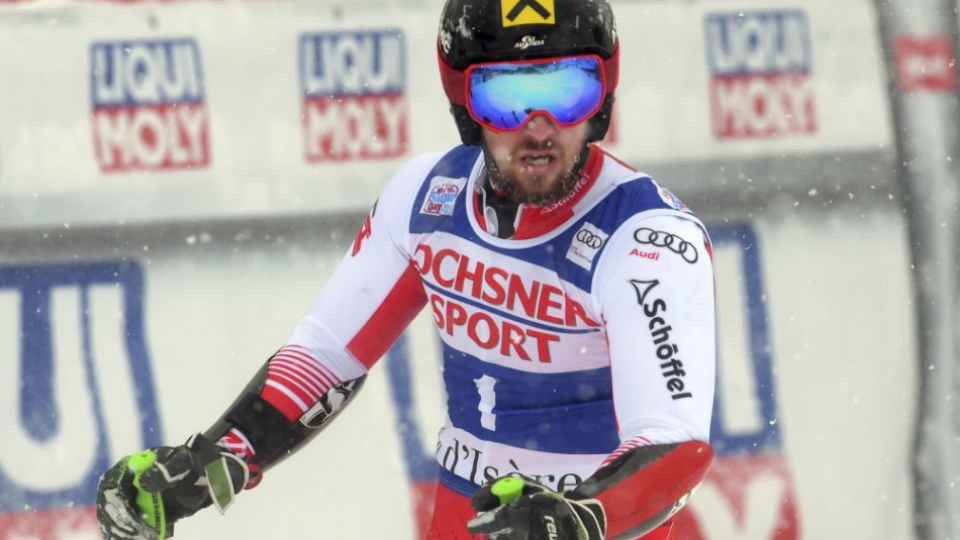 Rakúsky lyžiar Marcel Hirscher zvíťazil v obrovskom slalome Svetového pohára 8. decembra 2018 vo francúzskom Val d'Isere.