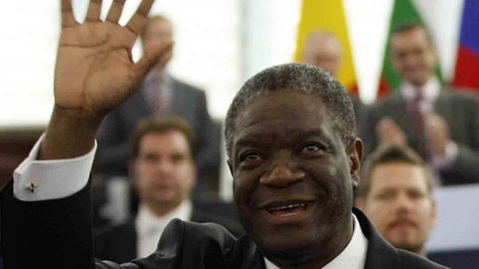 Držiteľ Nobelovej ceny za mier v roku 2018 konžský gynekológ Denis Mukwege.