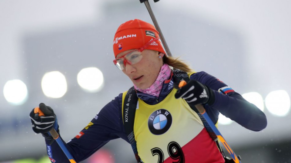 Slovenská biatlonistka Anastasia Kuzminová.