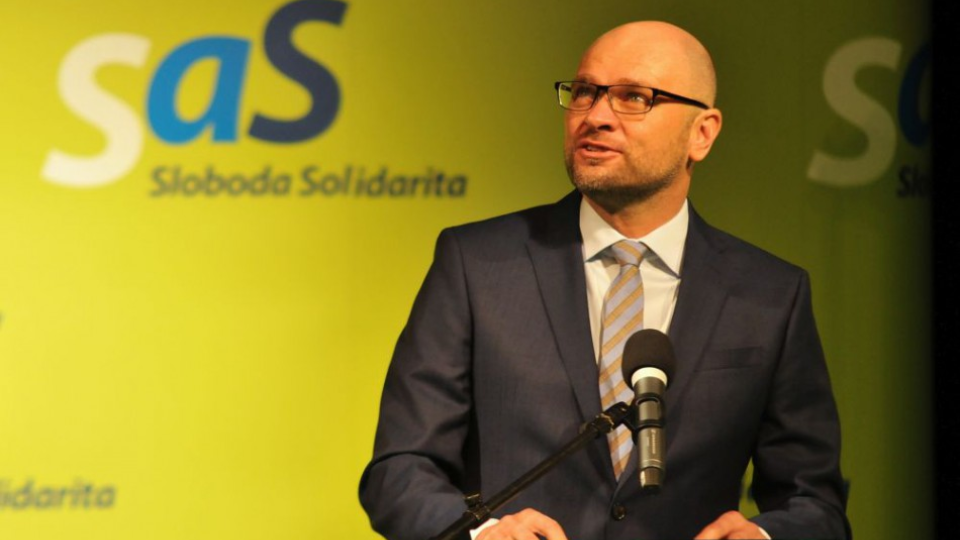 Na snímke predseda strany Sloboda a solidarita (SaS) Richard Sulík. 