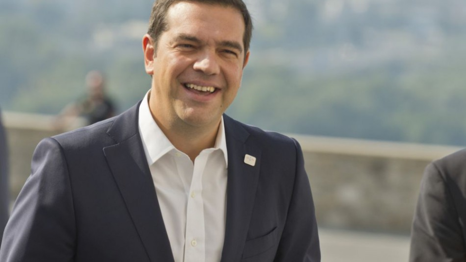 Na archívnej snímke grécky premiér Alexis Tsipras.