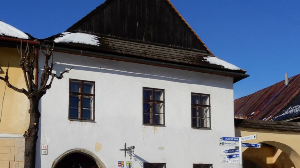 Na snímke budova Múzea meštianskej bytovej kultúry v Kežmarku, ktorú budú rekonštruovať aj vďaka dotácie od Prešovského samosprávneho kraja. V Kežmarku 4. februára 2019.