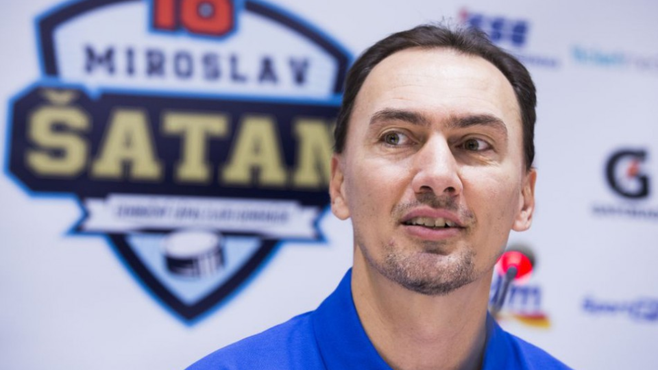 Na snímke generálny manažér slovenskej hokejovej reprezentácie Miroslav Šatan