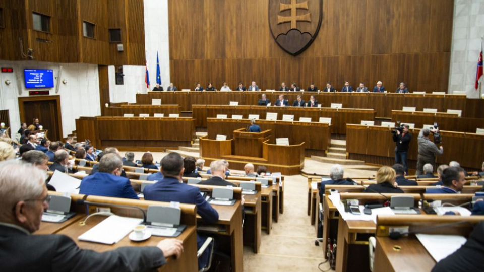 Na snímke pohľad do sály počas rokovania 40. schôdze NR SR 12. februára 2019 v Bratislave.